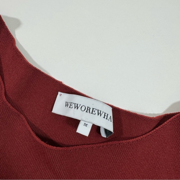 We Wore What Flutter Muscle Tank Maxi Dress Russet - Picture 6 of 8